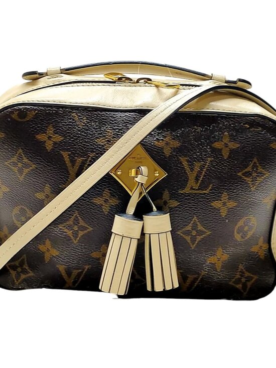 793624BV (EH) Louis Vuitton Crossbody Bag Sainton J Brown Monogram - Picture 1 of 10